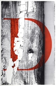Paul Davis, The Letter D, Screenprint