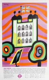Hans Unger, The Tower, Lithograph poster, mounted on linen