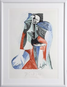 After Pablo Picasso, Femme Assise, Lithograph