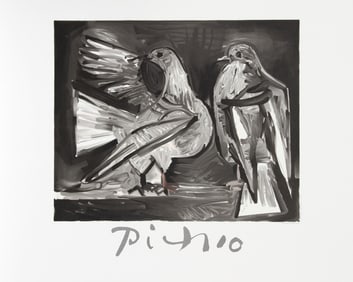 After Pablo Picasso, Deux Pigeons, Lithograph