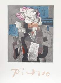 After Pablo Picasso, Personnage et Colombe, Lithograph