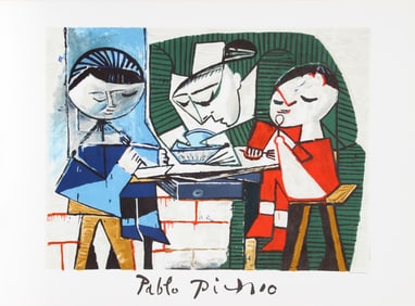 After Pablo Picasso, Le Repas des Infants, Lithograph