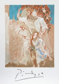 After Pablo Picasso, Etude de Personnages (Etude pour Composition: Les Paysans), Lithograph