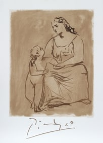 After Pablo Picasso, Maternite, Lithograph