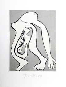 After Pablo Picasso, Femme Acrobate, Lithograph