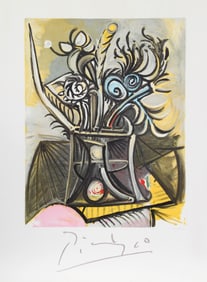 After Pablo Picasso, Vase de Fleurs, Lithograph