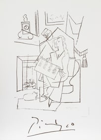 After Pablo Picasso, Femme Dans un Fauteuil, Lithograph