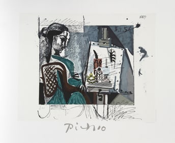 After Pablo Picasso, Femme Dans L'Atelier, Lithograph