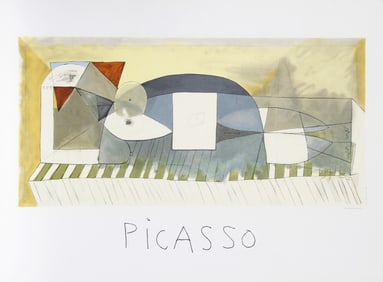 After Pablo Picasso, Femme Allongee, Lithograph