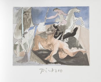 After Pablo Picasso, Composition, Lithograph