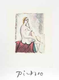 After Pablo Picasso, Nu Assis, Lithograph