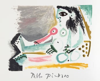 After Pablo Picasso, Femme Nu Assise, Lithograph