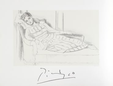 After Pablo Picasso, Olga Kaklowa, Lithograph