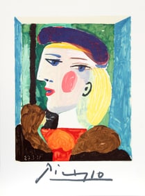 After Pablo Picasso, Femme Profile (Marie-Therese Walter), Lithograph