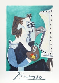 After Pablo Picasso, La Peintre, Lithograph