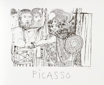 After Pablo Picasso, Composition, Lithograph