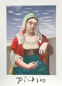 After Pablo Picasso, Italienne d'Apres une Photographie, Lithograph