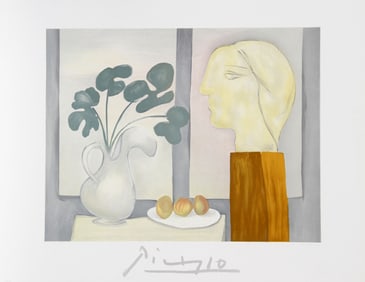 After Pablo Picasso, Nature Morte a la Fenetre, Lithograph