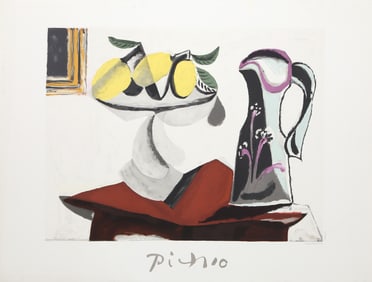 After Pablo Picasso, Nature Morte au Citron et a la Cruche, Lithograph
