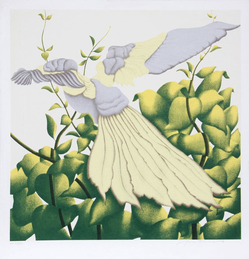 Jack Brusca, Springtime, Serigraph: Artist: Jack Brusca, American (1939 - 1993) Title: Springtime Year: 1978 Medium: Serigraph, signed and numbered in pencil Edition: 200, AP 30 Image Size: 24 x 24 inches Size: 27 in. x 26 in. (68.58 cm