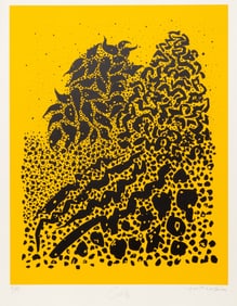 Bob Cato, White Fish From the Nantucket Series (Yellow), Screenprint on Somerset