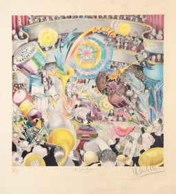 Robert Cenedella, The Symphony, Lithograph