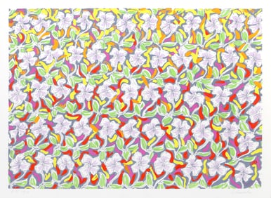 George Chemeche, Pattern Field, Screenprint