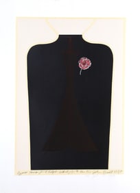 John Russell Clift, Upper Torso for a Flyer Whirligig (No One B), Screenprint