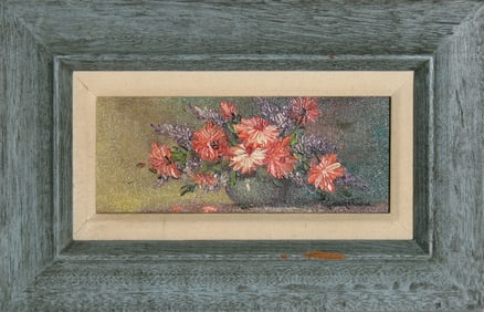 Robert Cox, Flowers 1, Oil on Canvas