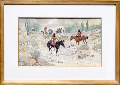 Noel Daggett, Good Takings, Gouache on Board