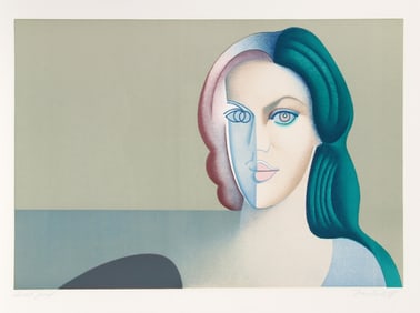 Georgi Daskaloff, Visages 2, Lithograph on Arches