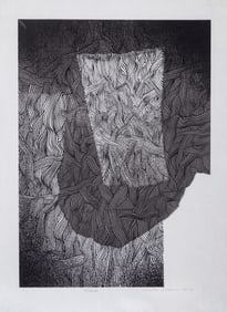 Walter Feldman, Masada 3, Woodcut