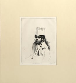 Sheldon 'Shelly' Fink, The Paper Crown 2, Etching on paper