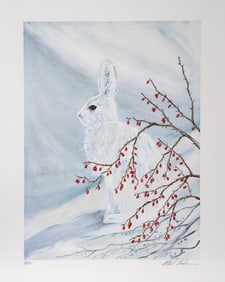 Allen Friedman, Snow Bunny, Lithograph