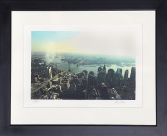 Ron Glazer (aka DeGrom), View Above Manhattan, Digital Print