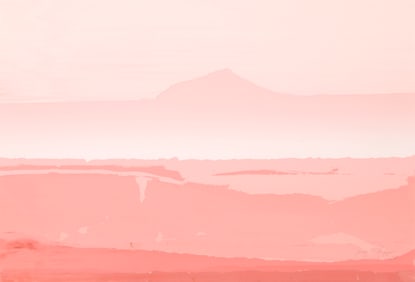 Joseph Grippi, Pink Landscape, Screenprint