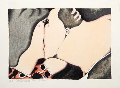 Karel Havlicek, In a Sentimental Mood, Screenprint