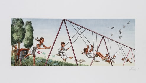 Vic Herman, Swinging High, Lithograph