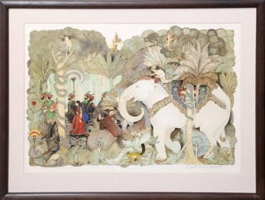 David McCall Johnston, Around the World in 80 Days, Lithograph