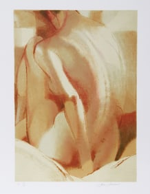 Jim Jonson, Back View Seated, Lithograph