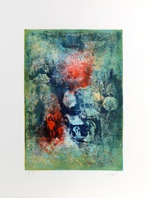 Lebadang (aka Hoi), Family Lunch, Lithograph on Rives BFK