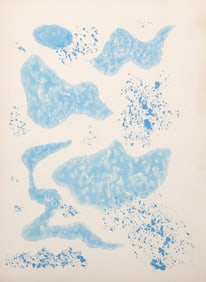 Andre Masson, Light Blue Composition, Aquatint