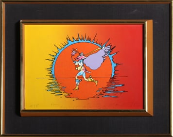 Peter Max, If Series: Runner, Screenprint