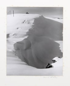 Thomas McCartney, Snow Crevice, Colorado, Gelatin Silver Print