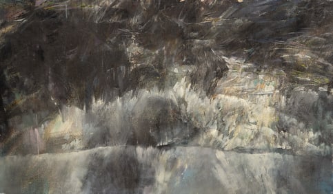 Daniel Newman, Storm Clouds, Oil on board