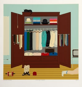 Shigeo Okumura, Jimmy's Closet, Screenprint on Arches