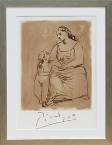 After Pablo Picasso, Maternite, Lithograph