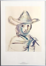 Pablo Picasso, Le Jeune Peintre, Lithograph on Arches paper