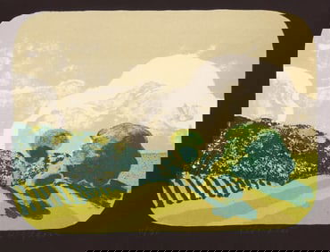 Linda Plotkin, Clouds IV, Lithograph