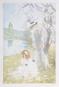 Manuel Robbe, Avril, Aquatint Etching